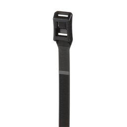 Hyper-V™ HV9100-C0 Hyper-V Cable Tie, Black, UV PA6.6, 14.4"L, 160lb, PK100