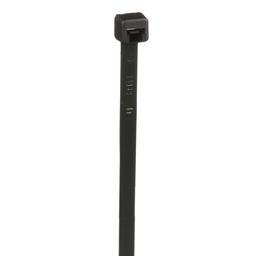 Pan-Ty® PLT2I-M0 Cable Tie, Black, UV PA6.6, 8"L, 40lb, PK1000