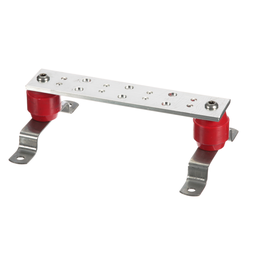 StructuredGround™ GB2B0304TPI-1 Telecom Grd Busbars, 0304, Copper, Tin-Plated