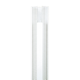 PanelMax™ CWD4LG6 Corner Duct, White, PVC, 4.58"x5.33"