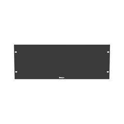 Horizontal Flat Rack Filler Panel, 4 RU, Steel, Black
