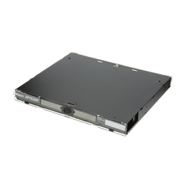 Opticom® Rack Mount Enclosure, Black, 1 RU, 3 FAP/Cassette Slots