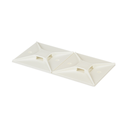 ABM4H-AT-L Cable Tie Mount, White, PA 6.6, Acrylic Adh., 2x2", PK50