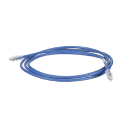 Cat 6 24 AWG UTP Copper Patch Cord, 7 ft, Blue
