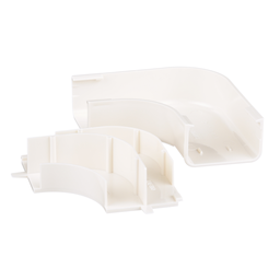 Surface Raceway, LDPH10 Power Rated Right Angle, Off White
