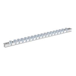 StructuredGround™ UGB2/0-414-18 Universal Grd Bar, Silver, Copper, Tin-Plated