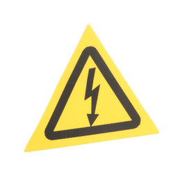 WL32Y ISO Label, Adh Vinyl, Yellow/Black, 50 Lbls, 1.5"x1.5", PK1