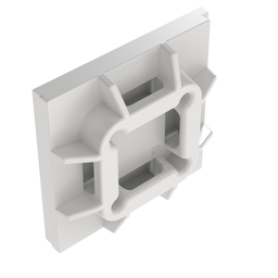 Super-Grip® SGABM30-A-C Super-Grip™ Mount, White, PA 6.6, Rubber Adh, 1.12x1.12"