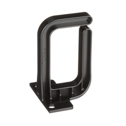 Open-Access™  Vertical D-Ring, 1 RU, Black