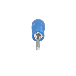 Pan-Term® PV14-P47-C Pin Terminal, Blue, Vinyl, 14-16 AWG, 12.4mm Pin L, PK100