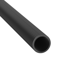 Corr. Loom Tubing Slit, .75" (19.05mm) x 100', Black,PK1