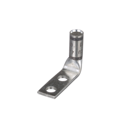 Pan-Lug™ LCD4-14AF-L Comp. Lug, 4, Tin Plt Copper, Two 0.25" Stud, PK50