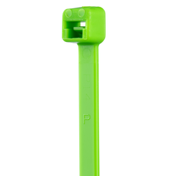 Pan-Ty® PLT3S-M55 Cable Tie, Fluor Green, PA6.6, 11.5"L, 50lb, PK1000