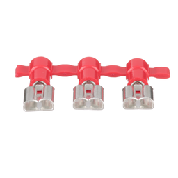 Reel Smart™ DV18-250B-3K Disconnect, Red, Vinyl, 18-22 AWG, 0.250 x 0.032" Tab