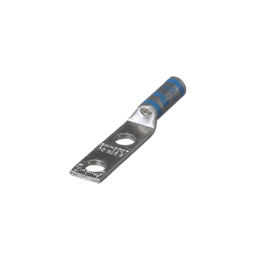 Pan-Lug™ LCD6-14B-L Comp. Lug, 6, Tin Plt Copper, Two 0.25" Stud, PK50