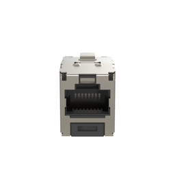 Shielded RJ45 Cat 6 TG Jack Module, Black