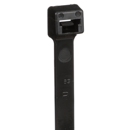 Pan-Ty® PLT6LH-L0 Cable Tie, Black, UV PA6.6, 21.9"L, 120lb, PK50