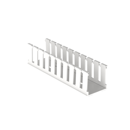 Panduct® NE2X2WH6-A Wide Slot Duct, White, Adh., Hal-Free PPO, 2.08"x2.14", PK6