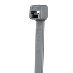 Pan-Ty® PLT2S-C8 Cable Tie, Gray, PA6.6, 7.4"L, 50lb, PK100