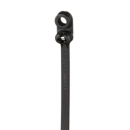 Dome-Top® BC2S-S10-D0 Locking Clamp Barb Tie, Black, UV PA6.6, M5, 8.5"L, 50lb