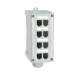 Mini-Com® 8-port DIN Rail Fiber Patch Panel