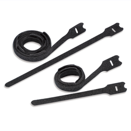 Tak-Ty® Hook and Loop Cable Loop Tie, Black