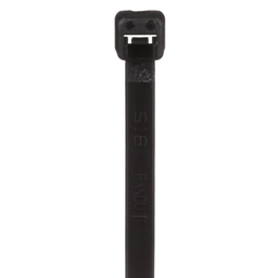 Pan-Ty® PLT2S-C0 Cable Tie, Black, UV PA6.6, 7.4"L, 50lb, PK100