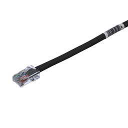 Cat 5e 24 AWG UTP Copper Patch Cord, 3 ft, Black