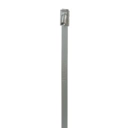 Pan-Steel® MLT2S-CP Cable Tie, SS 304, Standard, 2" Dia., PK100