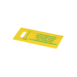 LTYK Label Kit, Poly Cardstock, Green/Yellow, 1.38"x2.75", PK1