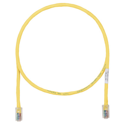 Cat 5e 24 AWG UTP Copper Patch Cord, 3 ft, Yellow