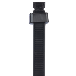 Sta-Strap® SST1.5M-M20 Sta-Strap Cable Tie, Black, PA6.6, 5.5"L, 18lb, PK1000