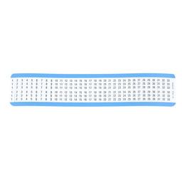 StrongHold™ PCM-1-33 Wire Marker Card, 1-33, Vinyl Cloth, PK25