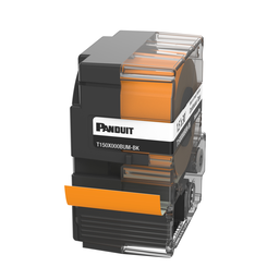 MP Cassette,Poly Cont Tape,1.5" W x 30' L,BK on OR