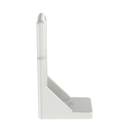 Pan-Post™ PP1S-S10-X Post Standoff, Natural, PA 6.6, 1.97x0.72", 0.2" Screw Hole