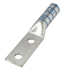 Pan-Lug™ LCC400-12-6 Comp. Lug, 400, Tin Plt Copper, Strt, Two 1/2" Stud, PK6
