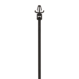 Pan-Ty® PLWP1.5S-D30 Wing Push Mount Tie, Black, High Heat PA6.6, 6.8"L, 50lb