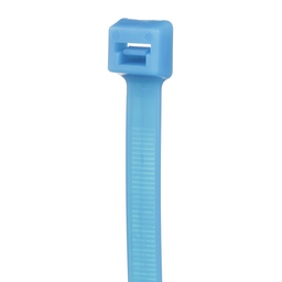 Pan-Ty® PLT4H-L76 Cable Tie, Aqua, Tefzel, UV, High Heat, 14.6"L, 120lb, PK50