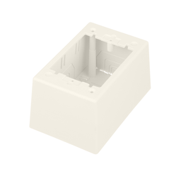 Panduit JBP1DWH Surface Raceway, Power Rated Junction Box, S/G 2-pc, Deep, White