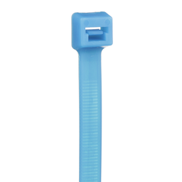 Pan-Ty® PLT4H-L76 Cable Tie, Aqua, Tefzel, UV, High Heat, 14.6"L, 120lb, PK50