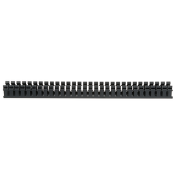 H1.5X2BL6 Hinged Cover Wide Slot Duct, Black, PVC, 1.5"x 2"