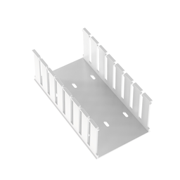 Panduct® NE4X3WH6 Wide Slot Duct, White, Hal-Free PPO, 3.06"x4.14", PK6