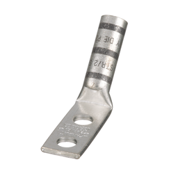 Pan-Lug™ LCC4-14AWH-L Comp. Lug, Tin Plt Copper, Two 0.25" Stud, PK50