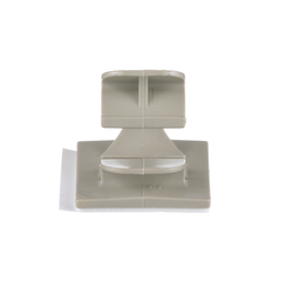 LWC38-A-C14 Wire Clip, Gray, PA 6.6, Rubber Adh., 1x1", PK100