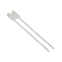 Pan-Ty® PL2M2S-D10 Marker Cable Tie, White, PA6.6, 7.4"L, 50lb, PK500