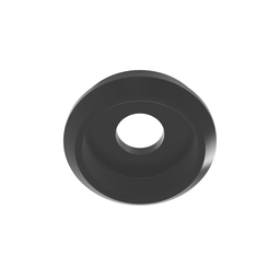 Panduct® DB-C Divider Wall Mounting Base, Black, PK100