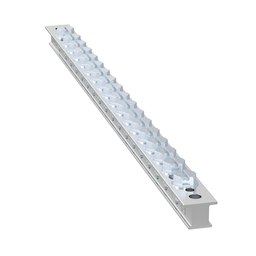 StructuredGround™ UGB2/0-414-18 Universal Grd Bar, Silver, Copper, Tin-Plated