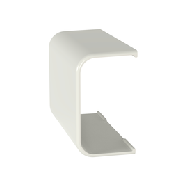 Surface Raceway, LD10 Coupler Fitting, Low Voltage, Off White