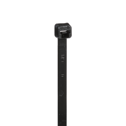 Pan-Ty® PLT1S-M300 Cable Tie, Black, High Heat UV PA6.6, 4.8"L, 50lb, PK1000