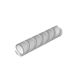 T100F-C Spiral Wrap, Natural, PE, 0.875" Min Dia., PK1